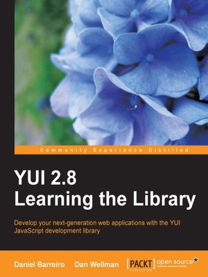 cover image of YUI 2.8: Learning the Library